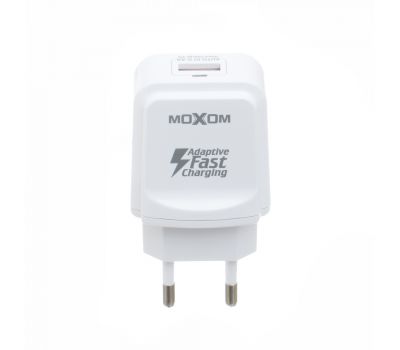 Зарядний пристрій Moxom KH-31Y QC 3.0 microUSB білий