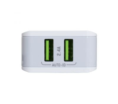 Мережевий адаптер LDNIO A-2202 (2 USB/2.4A) A-2202 білий 3173759