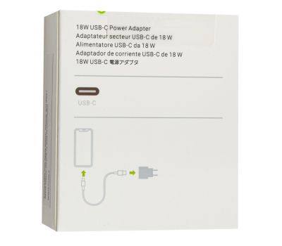 Мережевий адаптер Apple 18W USB-C Power (MU7V2ZM/A) білий 3173508