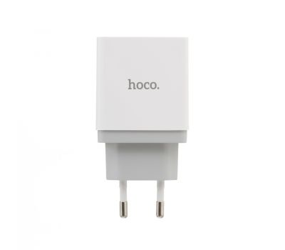Мережевий адаптер Hoco C24B QC3.0 3-USB білий
