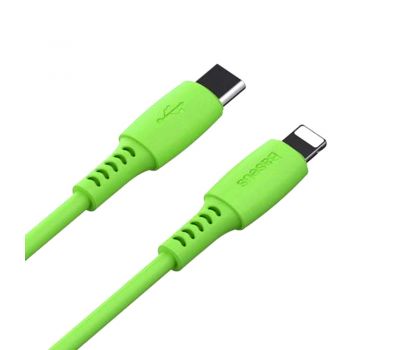 Кабель USB Baseus Colorful Type-C to lightning 18W 1.2m dreen зелений 3174282