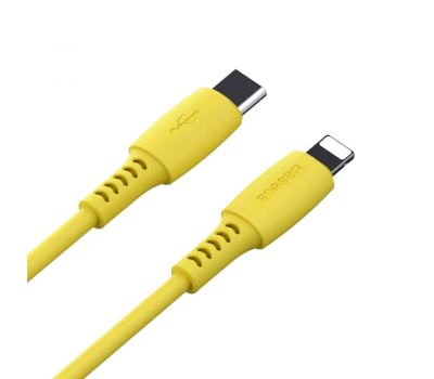 Кабель USB Baseus Colorful Type-C to lightning 18W 1.2m dreen жовтий 3174846