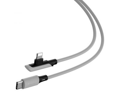 Кабель USB Baseus Colorful Elbow Type-C to lightning 18W 1.2m фіолетовий 3174859