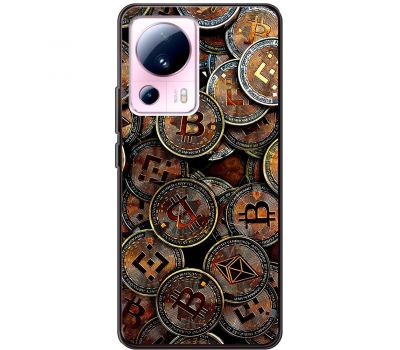 Чохол для Xiaomi 13 Lite MixCase гроші bitcoins