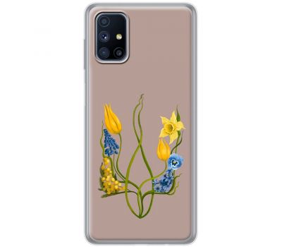 Чохол для Samsung Galaxy M51 (M515) MixCase патріотичні квіти у формі г