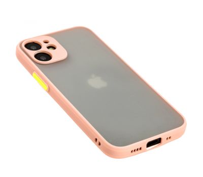 Чохол для iPhone 12 mini LikGus Totu camera protect рожевий 3176713