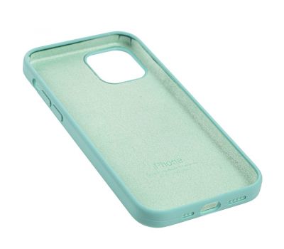 Чохол для iPhone 12/12 Pro Square Full silicone бірюзовий / ice blue 3176006