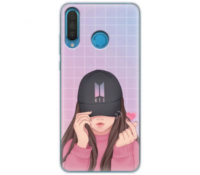 Чохол для Huawei P30 Lite Mixcase дівчина дизайн 2