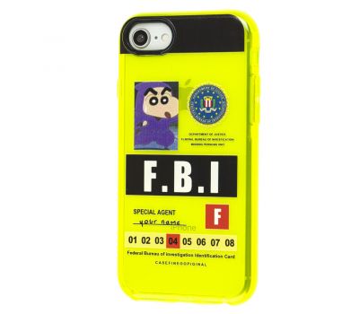 Чохол для iPhone 7 / 8 / SE 20 Neon print FBI