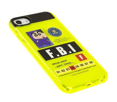 Чохол для iPhone 7 / 8 / SE 20 Neon print FBI 3177502