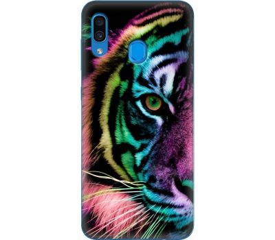 Чохол для Samsung Galaxy A20 / 30 MixCase звірі кольоровий тигр