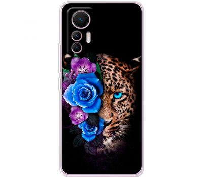 Чохол для Xiaomi 12 Lite MixCase Леопард у квітах