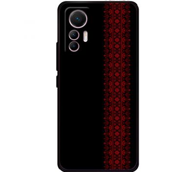 Чохол для Xiaomi 12 Lite MixCase патріотичні червоний колір вишиванки