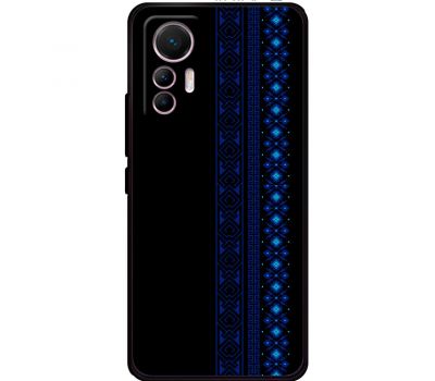 Чохол для Xiaomi 12 Lite MixCase патріотичні синій колір вишиванки