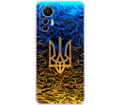 Чохол для Xiaomi 12 Lite MixCase патріотичні Тризум серед куль