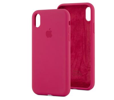 Чохол для iPhone Xr Silicone Full малиновий / pomegranate 3182296
