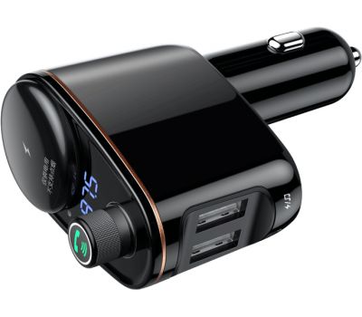 FM-трансмітер Baseus Locomotive Bluetooth MP3 чорний CCALL-RH01 3182372
