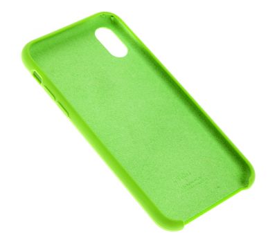 Чохол Silicone для iPhone X / Xs case green 3182569