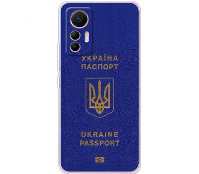 Чохол для Xiaomi 12 Lite MixCase патріотичні Україна паспорт