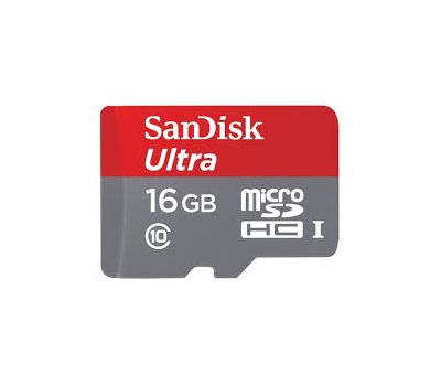 Карта пам'яті micro SanDisk Ultra 16 Gb/cl 10/(UHS-1) (80Mb/s)