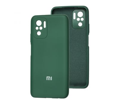 Чохол для Xiaomi Redmi Note 10 / 10s Silicone cover Full camera зелений / pine green