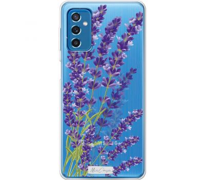 Чохол для Samsung Galaxy M52 (M526) MixCase квіти лаванда