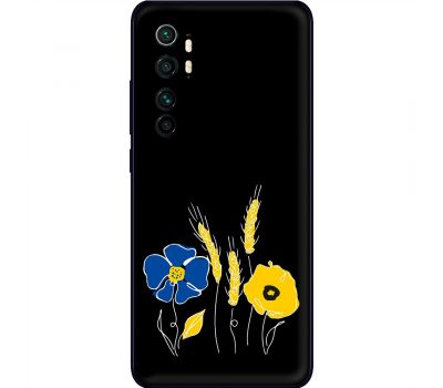 Чохол для Xiaomi Mi Note 10 Lite MixCase патріотичні квіти україни
