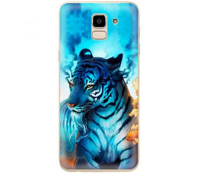 Чохол для Samsung Galaxy J6 2018 (J600) MixCase звірі білий тигр