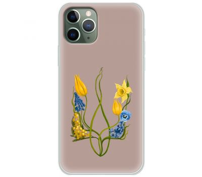 Чохол для iPhone 11 Pro MixCase патріотичні квіти у формі герба