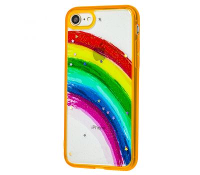 Чохол для iPhone 7 / 8 / Se 20 Colorful Rainbow помаранчевий