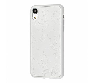 Чохол для iPhone Xr Mickey Mouse leather білий
