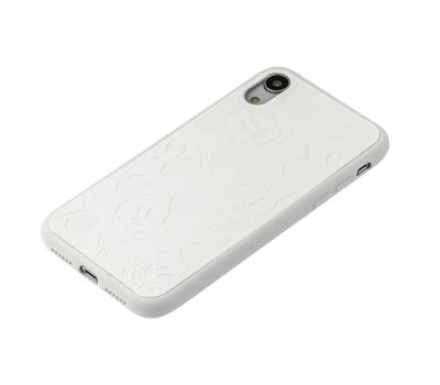 Чохол для iPhone Xr Mickey Mouse leather білий 3189999