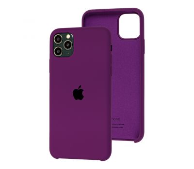 Чохол silicone для iPhone 11 Pro Max case виноград