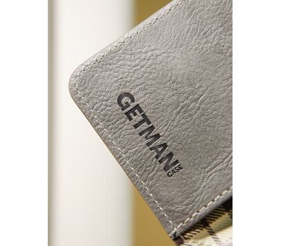 Чохол книжка для Samsung Galaxy A12 (A125) Getman Cubic сірий 3189409