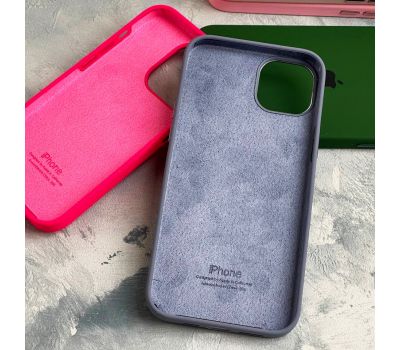 Чохол для iPhone 14 Pro New silicone Metal Buttons lavender gray 3190754