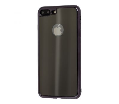 Чохол Glossy Stripe для iPhone 7 Plus / 8 Plus чорний