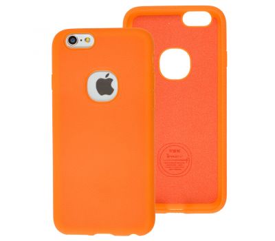 Чохол iPaky для iPhone 6 з імітацією шкіри помаранчевий