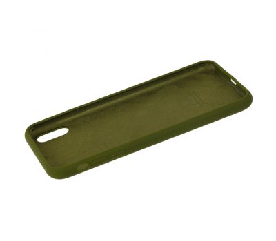 Чохол для iPhone Xr Silicone Full army green 3191850