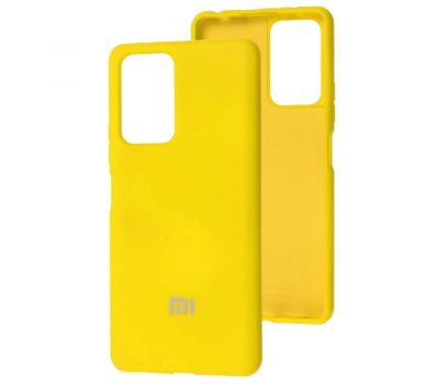 Чохол для Xiaomi  Redmi Note 10 Pro Silicone Full жовтий