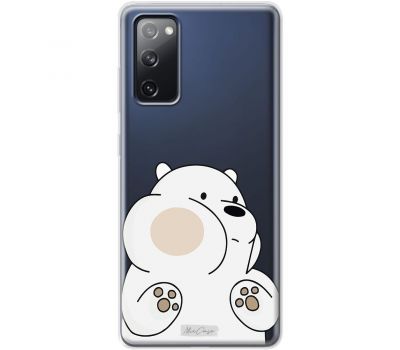 Чохол для Samsung Galaxy S20 FE (G780) MixCase мультики білий ведмедик