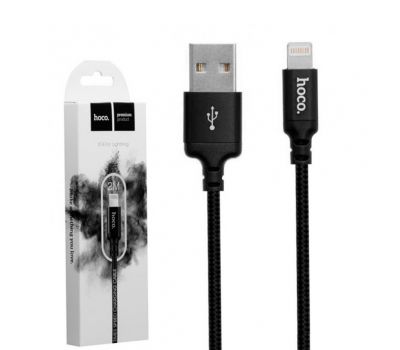 Кабель USB Hoco X14 Times Speed ​​lightning 2m чорний 3192023