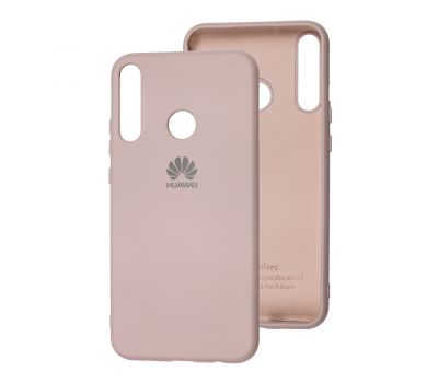 Чохол для Huawei P40 Lite E/Y7P Silicone Full рожевий / pink sand