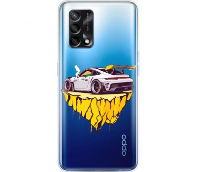 Чохол для Oppo A74 MixCase машини white car