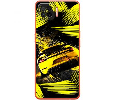 Чохол для Oppo A73 MixCase машини жовта машина