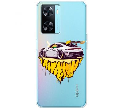 Чохол для Oppo A57s MixCase машини white car