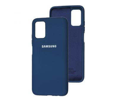 Чохол для Samsung Galaxy A03s (A037) Silicone Full синій