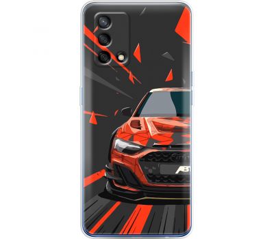 Чохол для Oppo A74 MixCase машини червона car