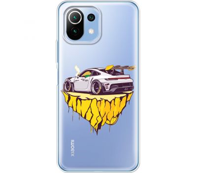 Чохол для Xiaomi Mi 11 Lite MixCase машини white car