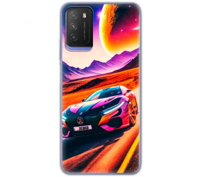 Чохол для Xiaomi Poco M3 MixCase машини в горах