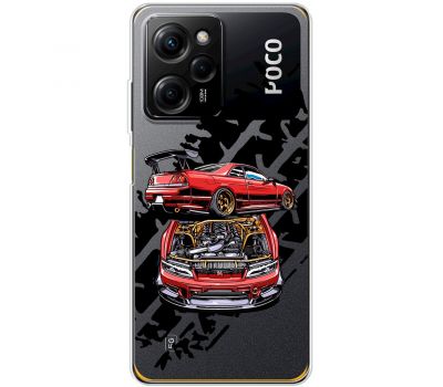 Чохол для Xiaomi Poco X5 Pro / Note 12 Pro Speed MixCase машини red car